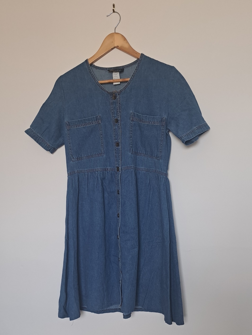 EUC Denim Button Front Dress